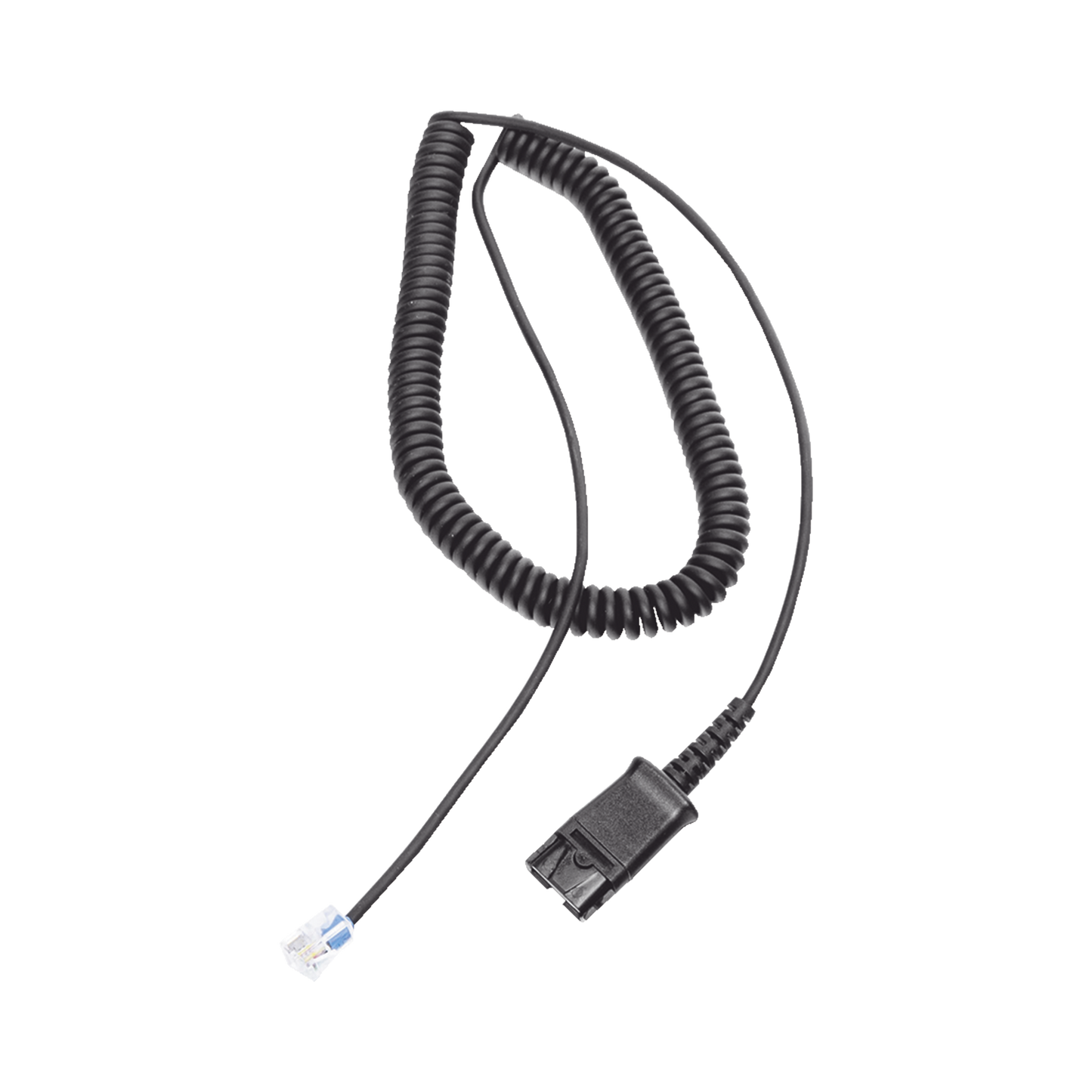 QD03 Cable adaptador para diademas modelo HT101, HT201 y HT202 para compatibilidad con teléfonos Grandstream, análogos, digitales, etc.