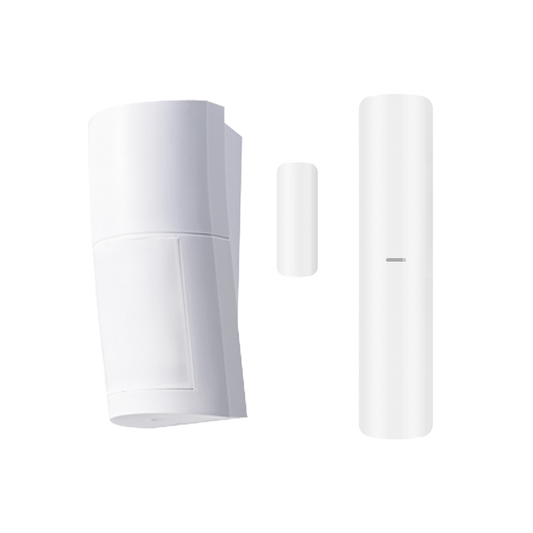 QXI-R-W-HKV Detector de Movimiento Pasivo con transmisor DS-PDMC-EG2-WB(B)/ Inalambrico / Altura de montaje 0.8m a 2.7 m  ajustable  / 100% Exterior / Compatible con AXPRO