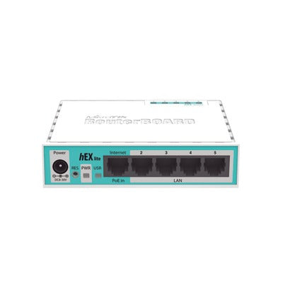 RB750R2 - (hEX lite) RouterBoard, 5 Puertos Fast Ethernet