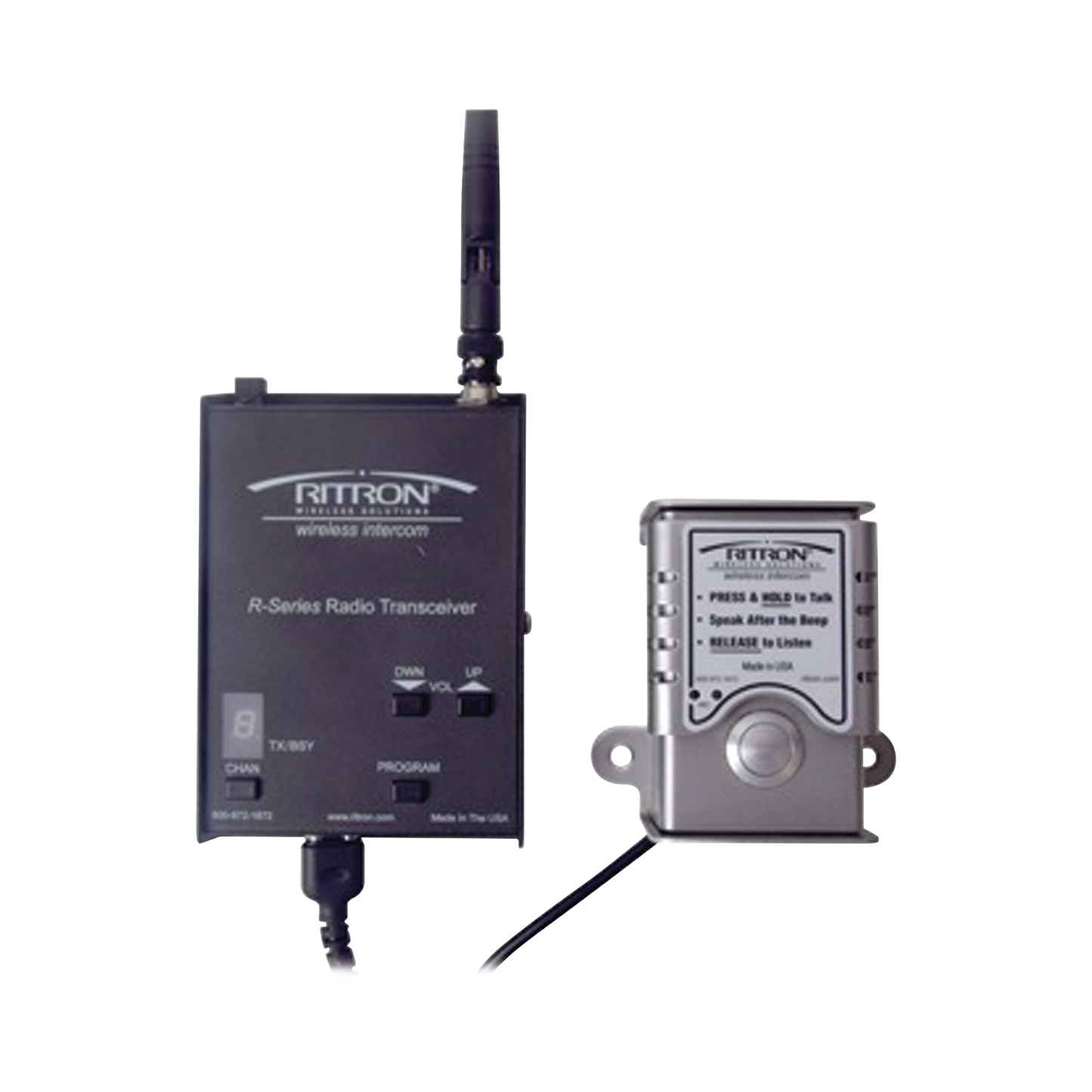 RDC447 - DOORCOM Portero Inalámbrico, Hasta 2 KM, UHF 450-470 Mhz