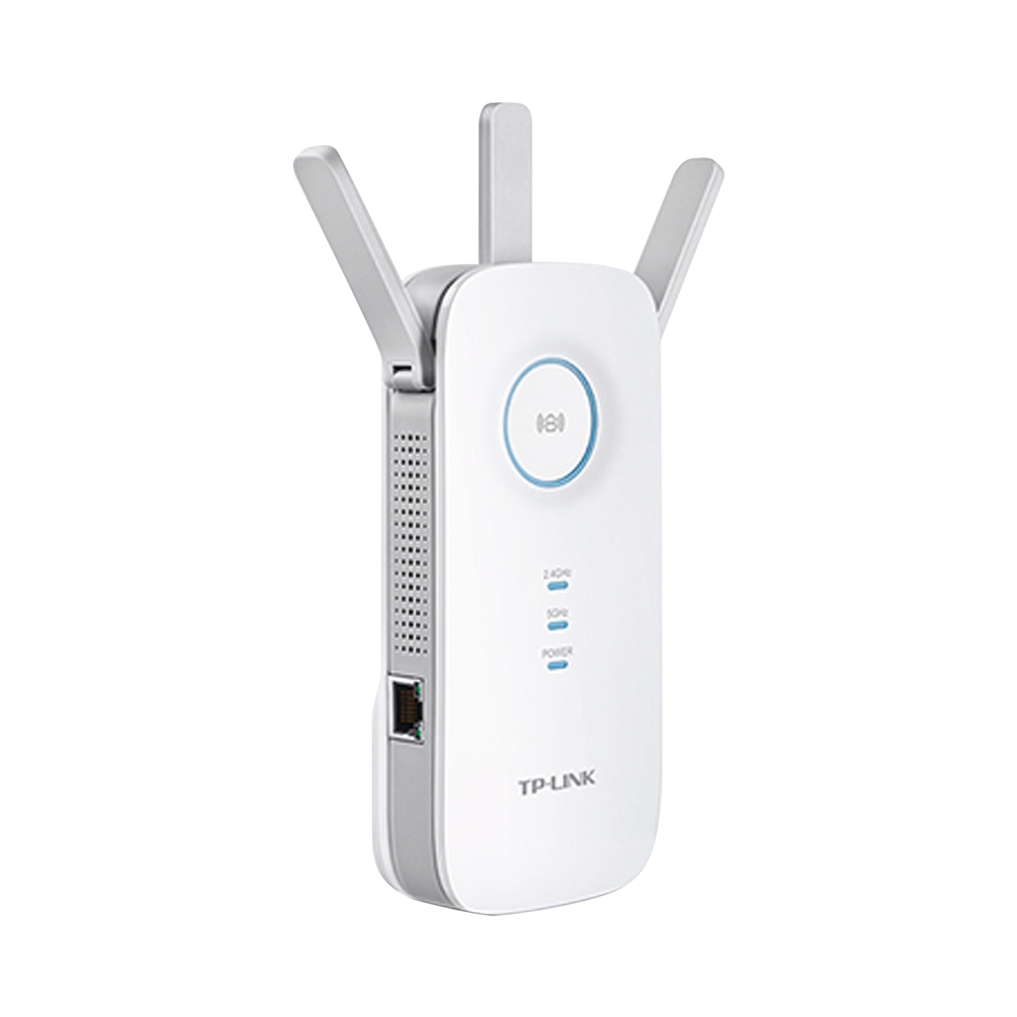 RE450 Repetidor / Extensor de Cobertura WiFi AC, 1750 Mbps, doble banda 2.4 GHz y 5 GHz, con 1 puerto 10/100/1000 Mbps, 3 antenas externas