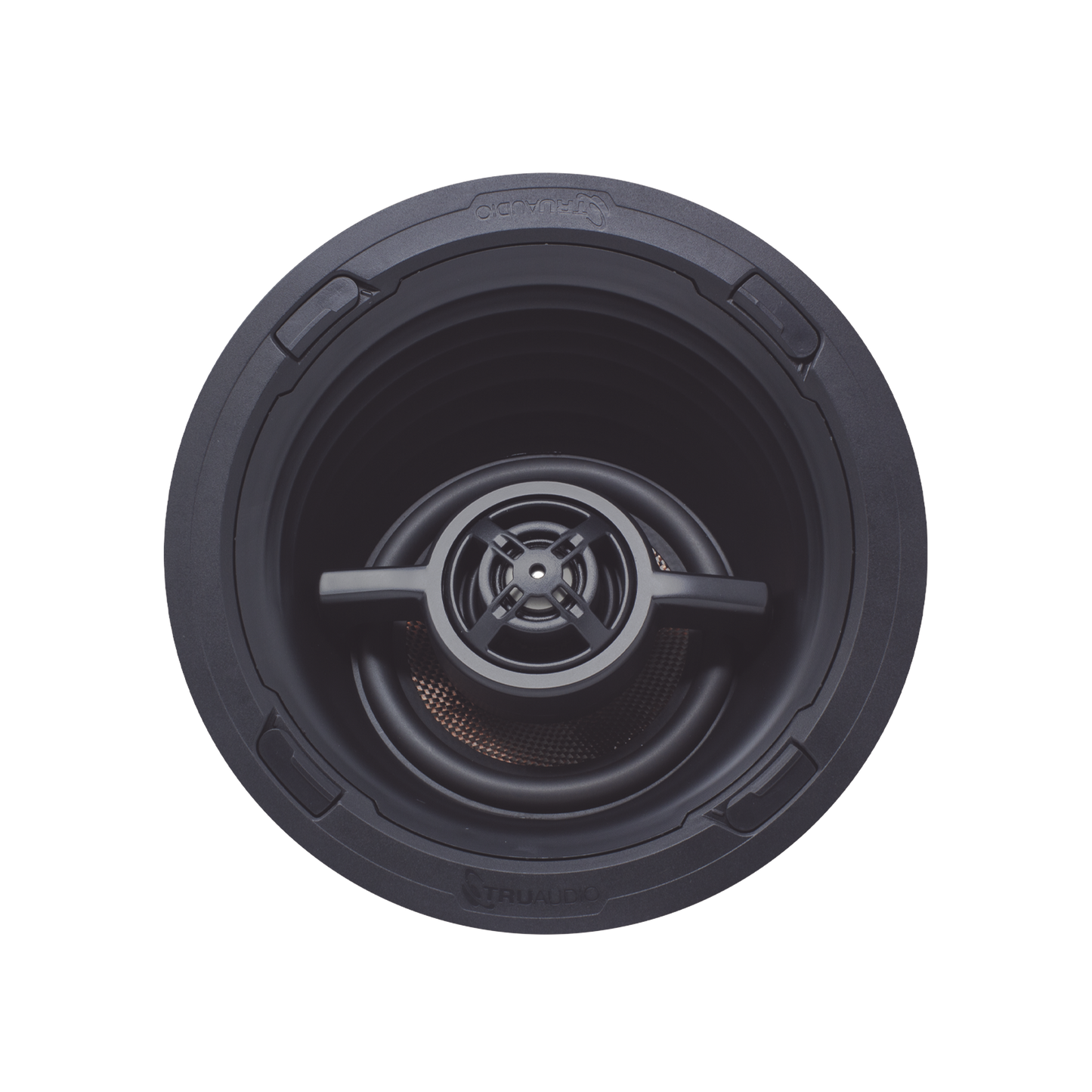 REV71 - Altavoz LCR | Rango Medio Giratorio | Angulo para Techo de 3 Vias | Cine en Casa | Woofer de 7in de Fibra de Carbono | Tweeter de 1in | 175W | 8Ω