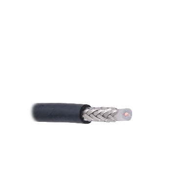 RG-58U-SYS - Cable Coaxial RG Broadcast RG58USYS, 20 AWG, Blindaje de Malla Trenzada de Cobre Esta�ado (CuSn) 96%, Aislante de Polietileno S�lido