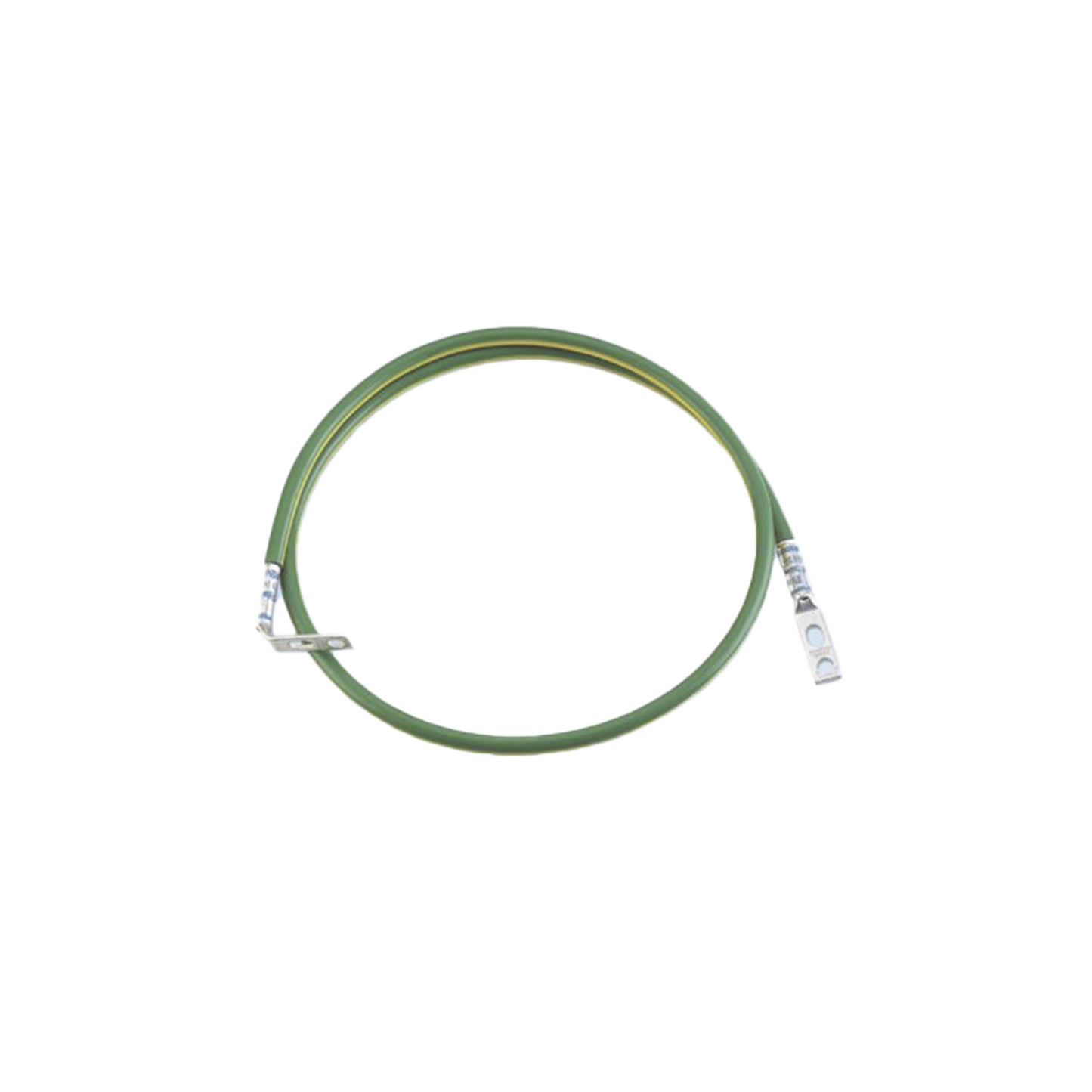RGEJ624PFY - Jumper Para Aterrizar Equipos en Racks o Gabinetes, 6 AWG, con Terminal Doblada a 90 Grados, 0.60 m de Largo