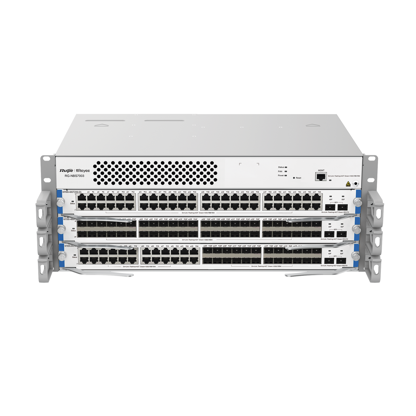 RG-NBS7003 - Chasis Switch Core Capa 3, hasta 3 slots para tarjetas modulares M7000 series