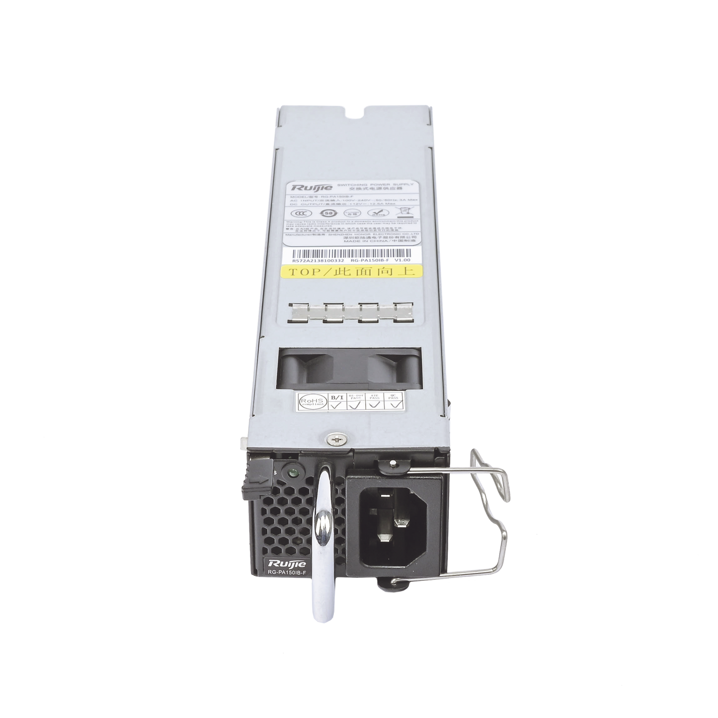RG-PA150IB-F - Fuente de Energía Modular, proporciona hasta 150 Watts para Switches Empresariales Ruijie Networks