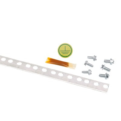 RGS134-1Y - Barra Vertical para Tierra Física, de 2m de Largo, para Montaje en Rack