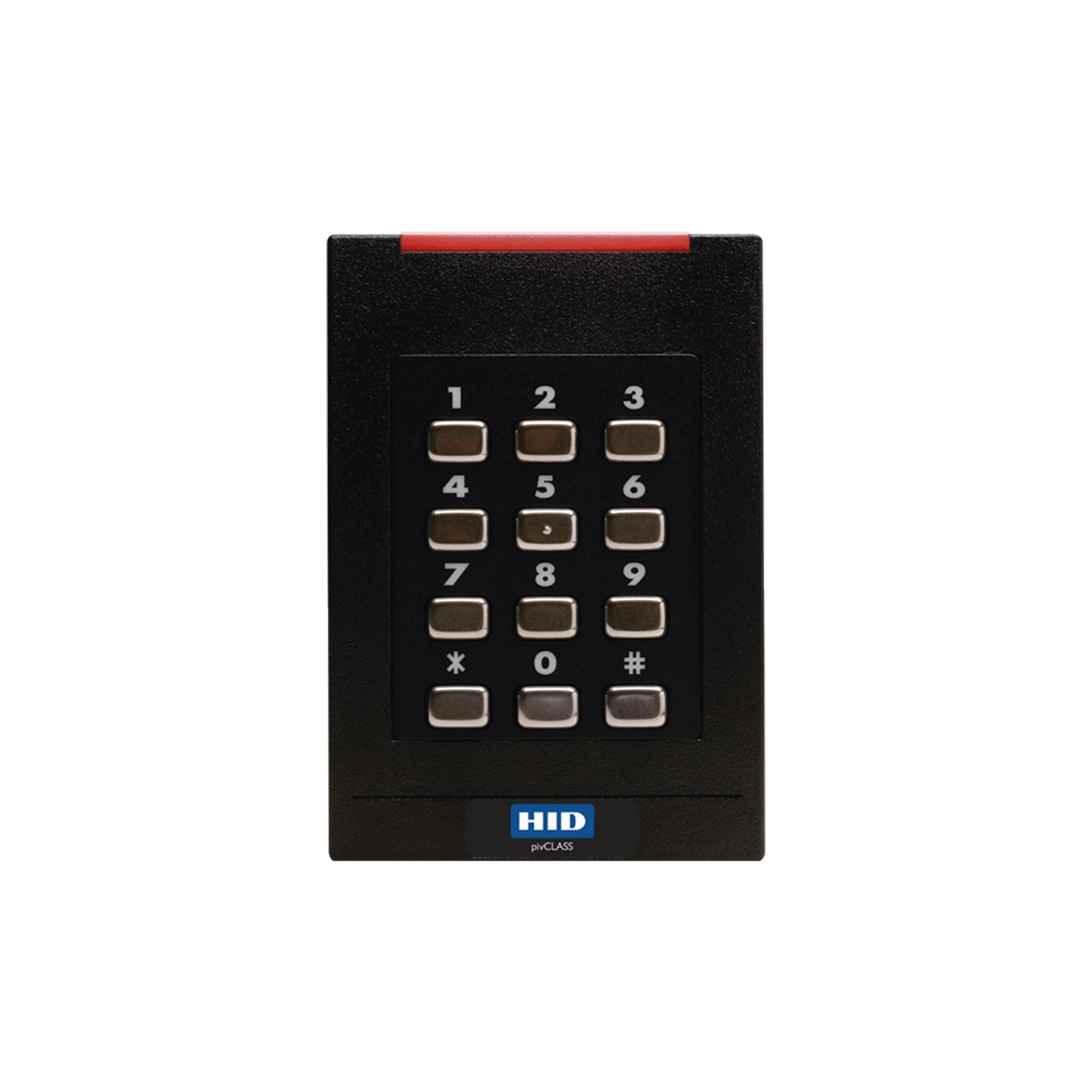 RK40F Lector con Teclado 921 PROX HID, EM /iClass SEOS (no clonable) /iClass SE/ iClass SR/ iClass /Mifare Classic, DesFire, Bluetooth/ Garantía de por Vida