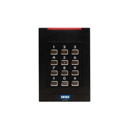 RK40F Lector con Teclado 921 PROX HID, EM /iClass SEOS (no clonable) /iClass SE/ iClass SR/ iClass /Mifare Classic, DesFire, Bluetooth/ Garantía de por Vida