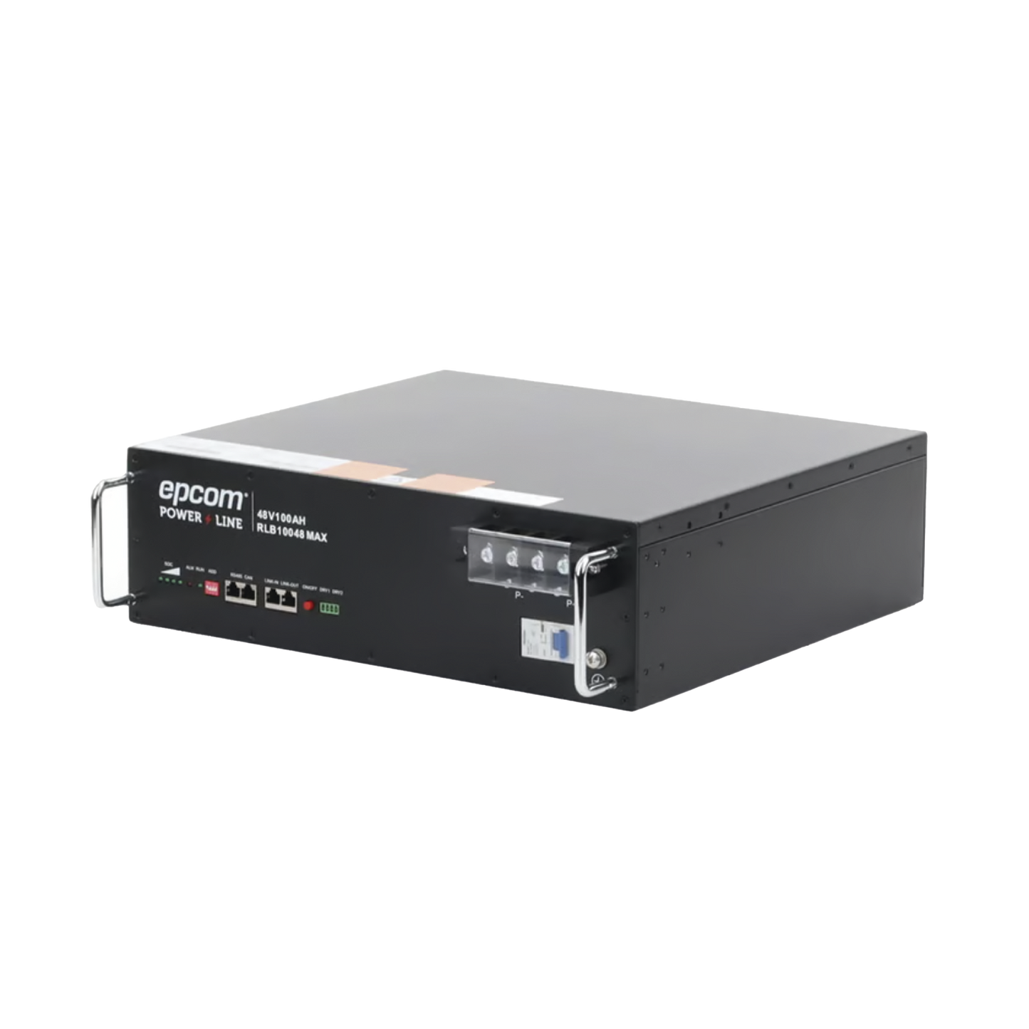 RLB10048MAX Batería de Litio de 4.8 Kwh, 48 Vcc, 104 Ah, 3U de Montaje en Rack.