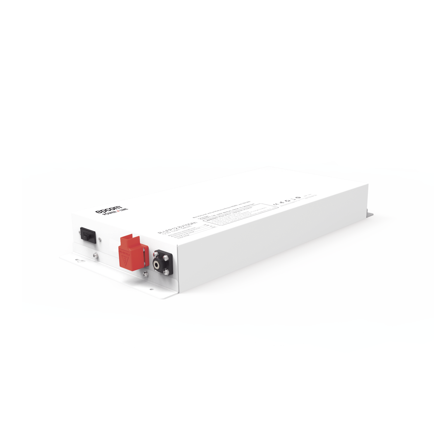 RLFP128100A Batería de Litio Ciclo Profundo, 12.8 Vcc 100Ah LiFePO4 Case Metálico , Solar, Máximo 80 A de Descarga