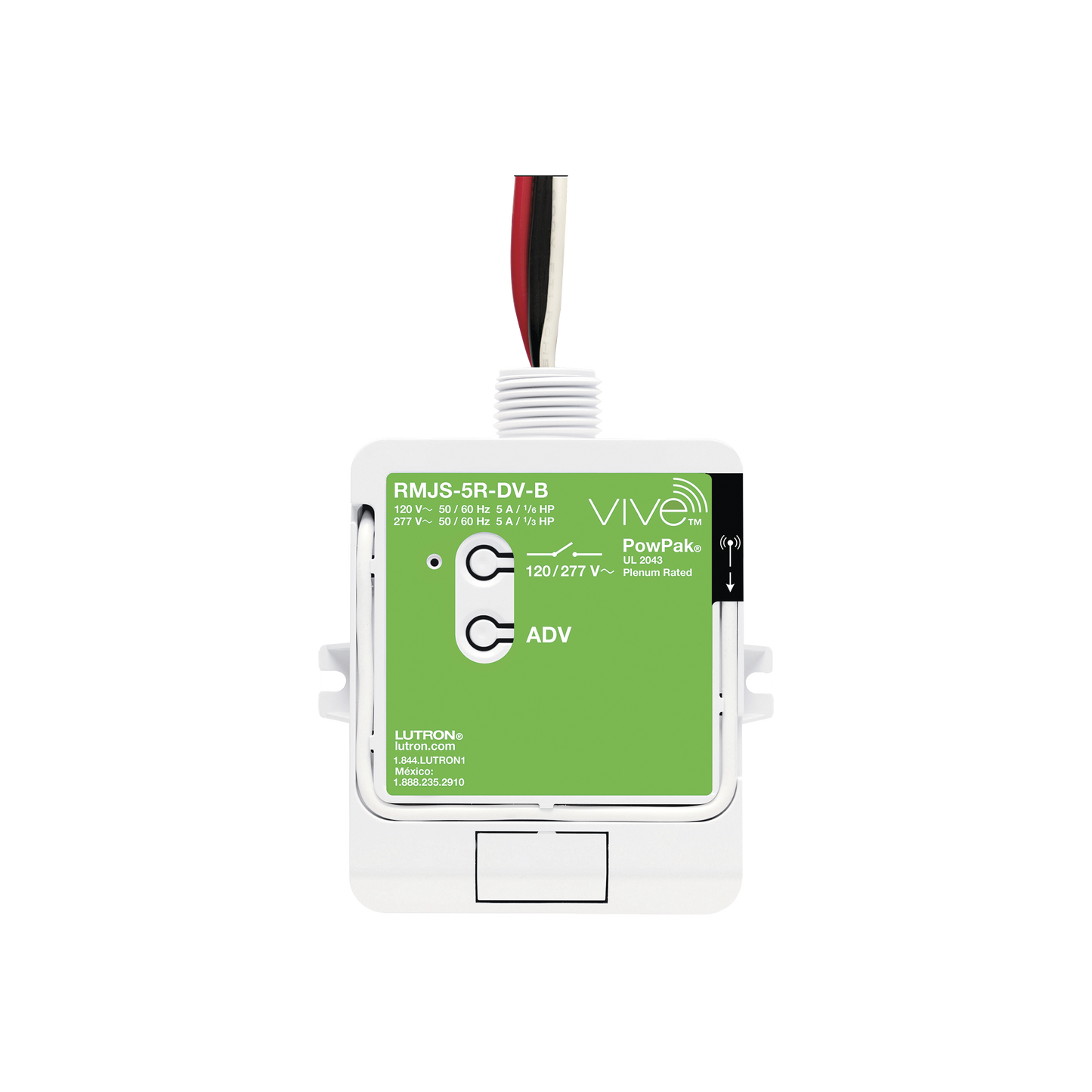 RMJS5RDVB Relevador On/Off inalámbrico con señal ClearConnect , 5A para iluminación.