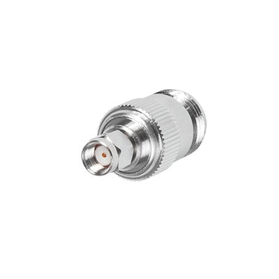 RP-3452 - Adaptador en Línea, de Conector SMA Macho Inverso a N Hembra, Níquel/ Oro/ Teflón.