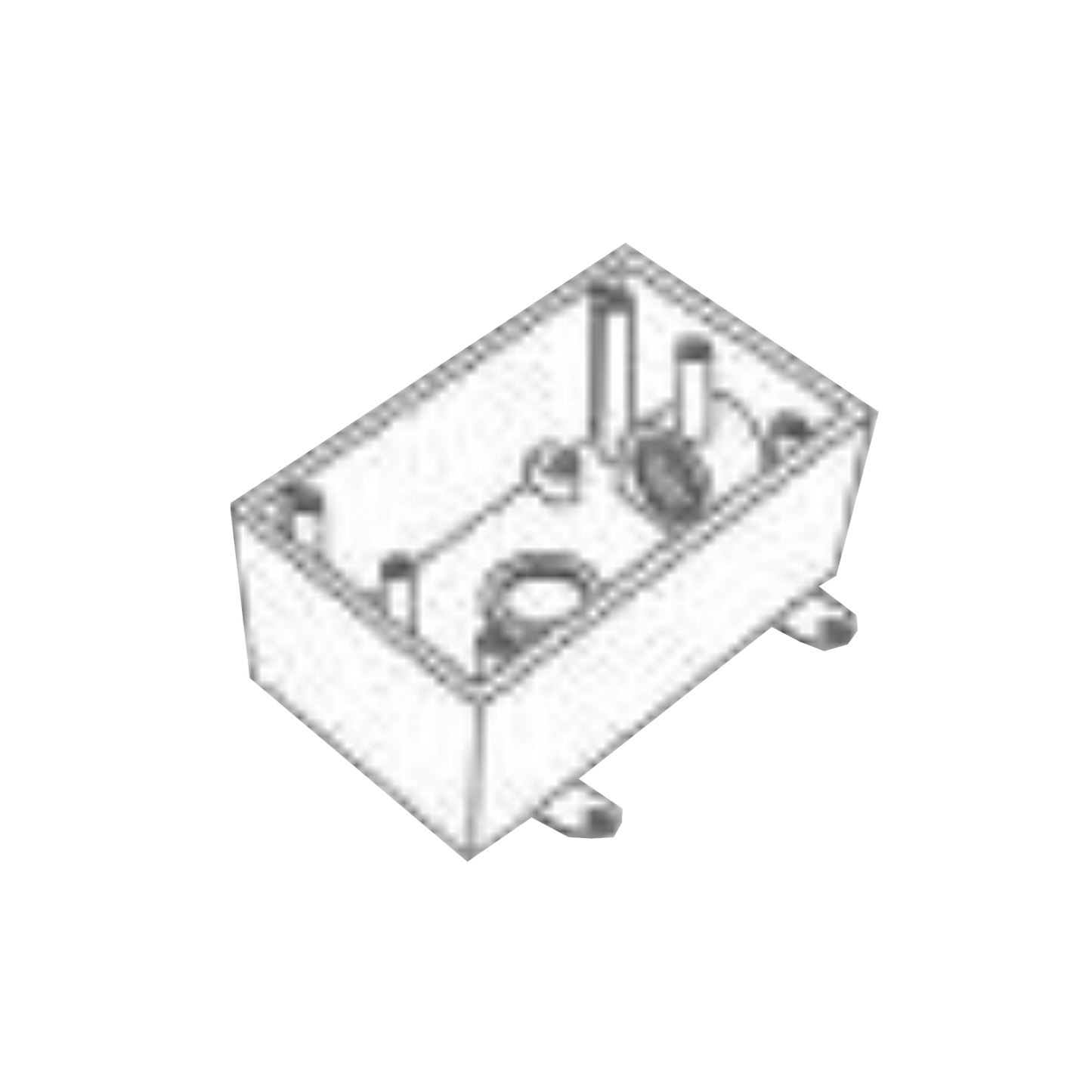 RR-0508 - Caja Condulet FS de 3/4" (19.05 mm) con dos bocas a prueba de intemperie.