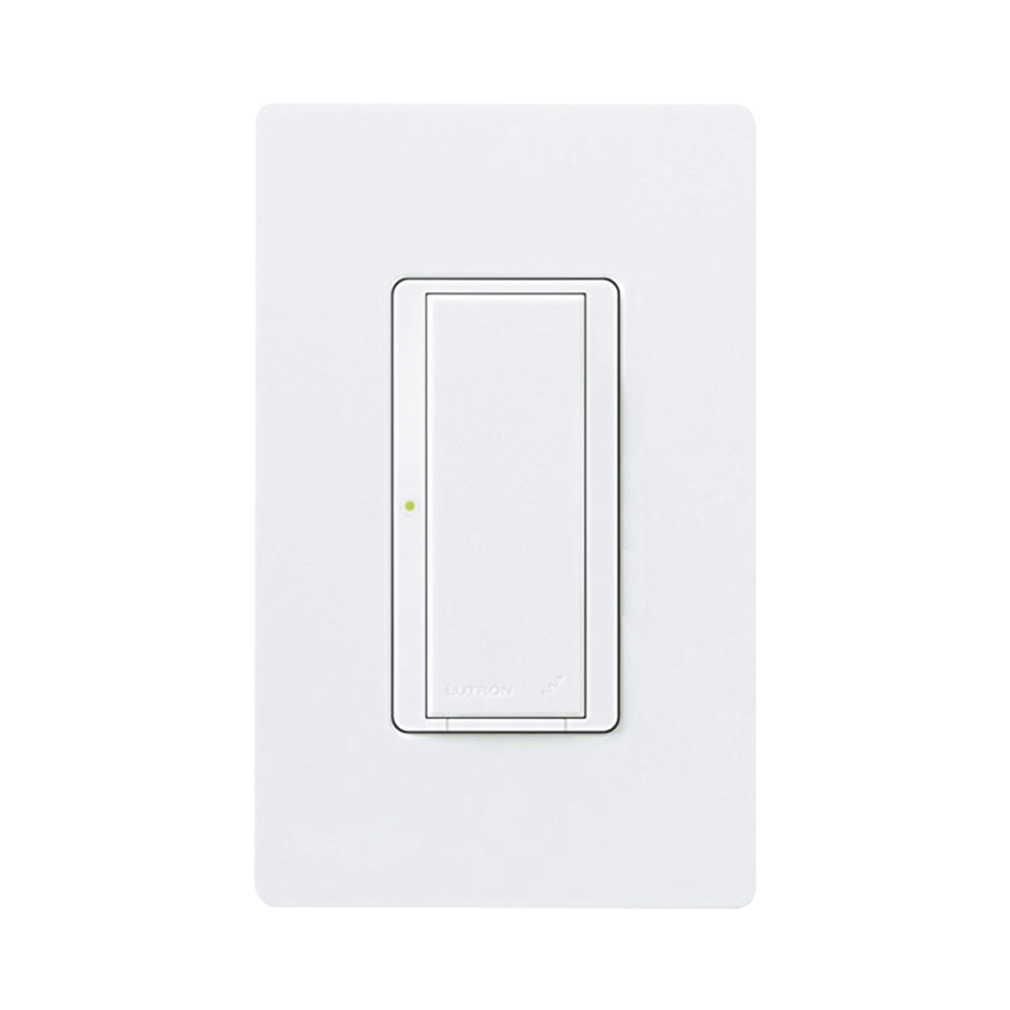 RRD8SDVWH (RadioRA2) Switch on/off RRD-8S-DV-WH de doble voltaje, un solo polo 120V/, 8A/, 1/10HP 3A en motores, apaga y enciende iluminación ó motor, NO requiere cable neutro.