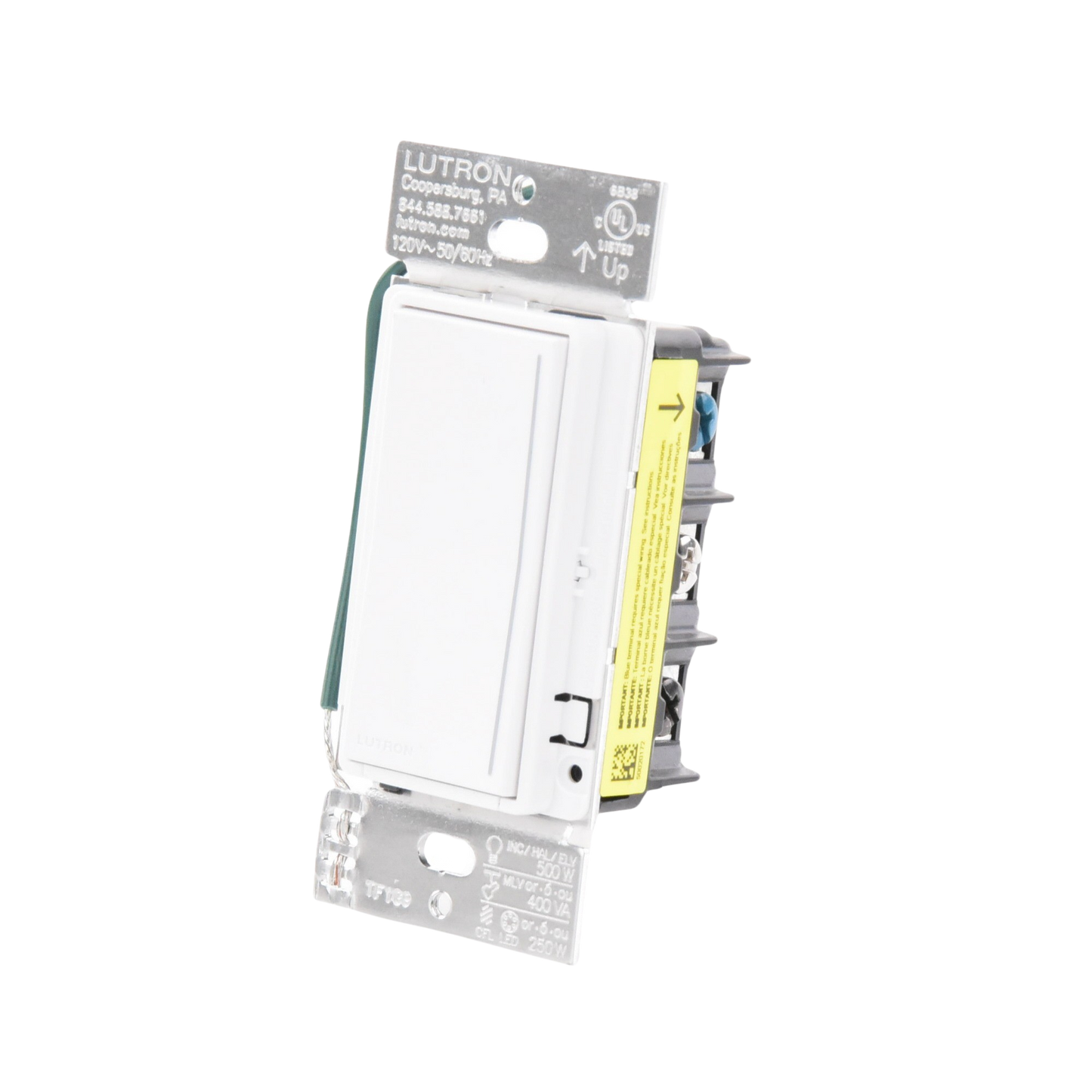 RRSTPRONSW - (RadioRa3) Atenuador táctil Sunnata Dimmer PRO color blanco, snow satin, cable neutro / soporta 250W LED