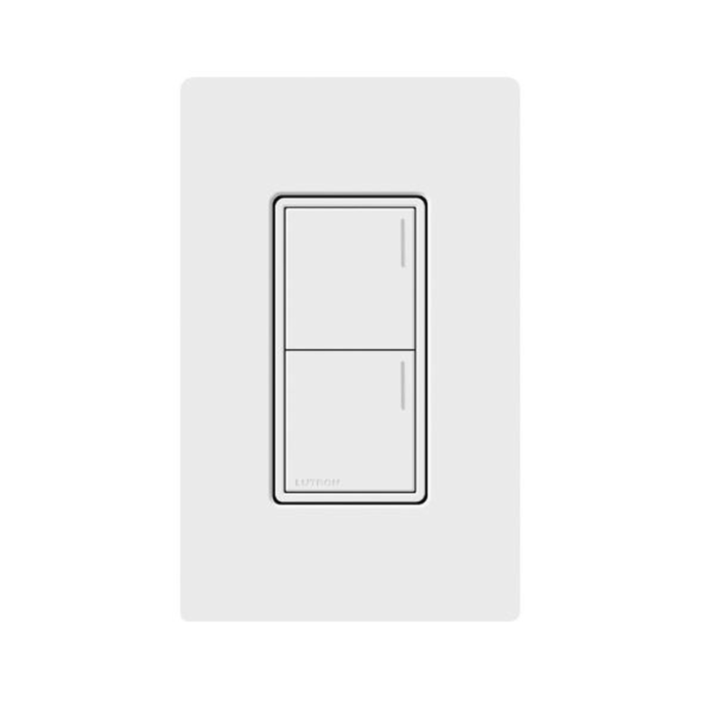 RRSTW2BWH (RadioRa3) Botonera Sunnata Blanco 2 escenas para Radio RA3, programe escenas diferentes en cada botón.