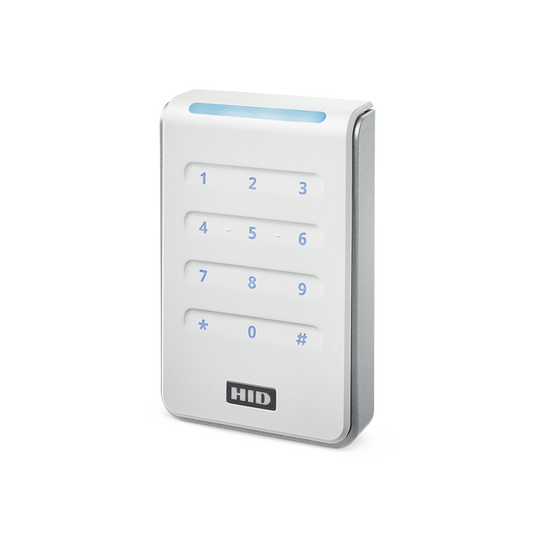 RS40KFW Lector R40 con TECLADO SIGNO WHITE Estandar Multitecnologia/ 40KNWS-00-000000/ Garantia de Por Vida/ Pigtail/Wiegand & OSDP