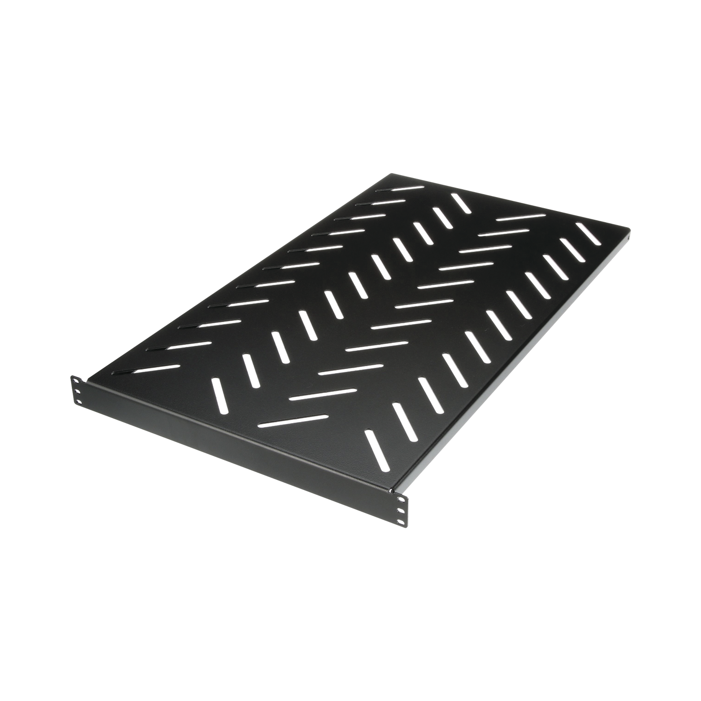 RSHLF Charola para Soportar Equipos en Rack de 19 de 4 Postes, Profundidad Máxima de 30 in, Capacidad de Carga de 125 kg, 1 UR