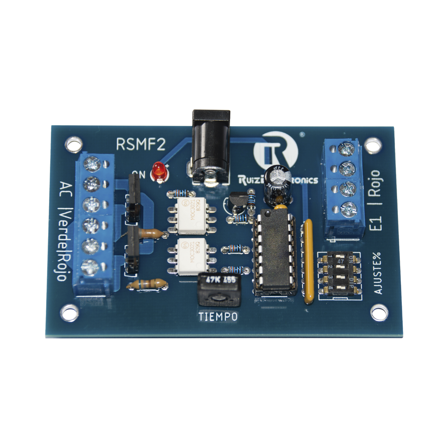 RSMF2R - Tarjeta de Control para Semáforos tipo Aduana con opción siempre rojo