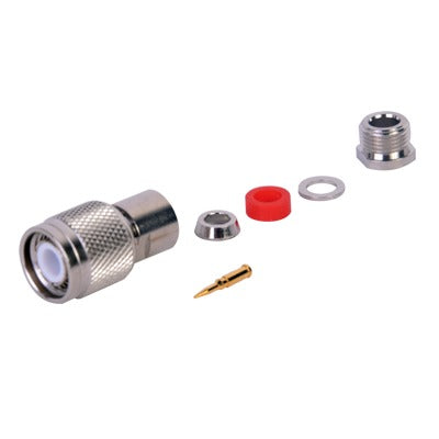 RT-1200-C - Conector TNC Macho Rosca Izquierda para cables RG-58/U, RG-142/U.