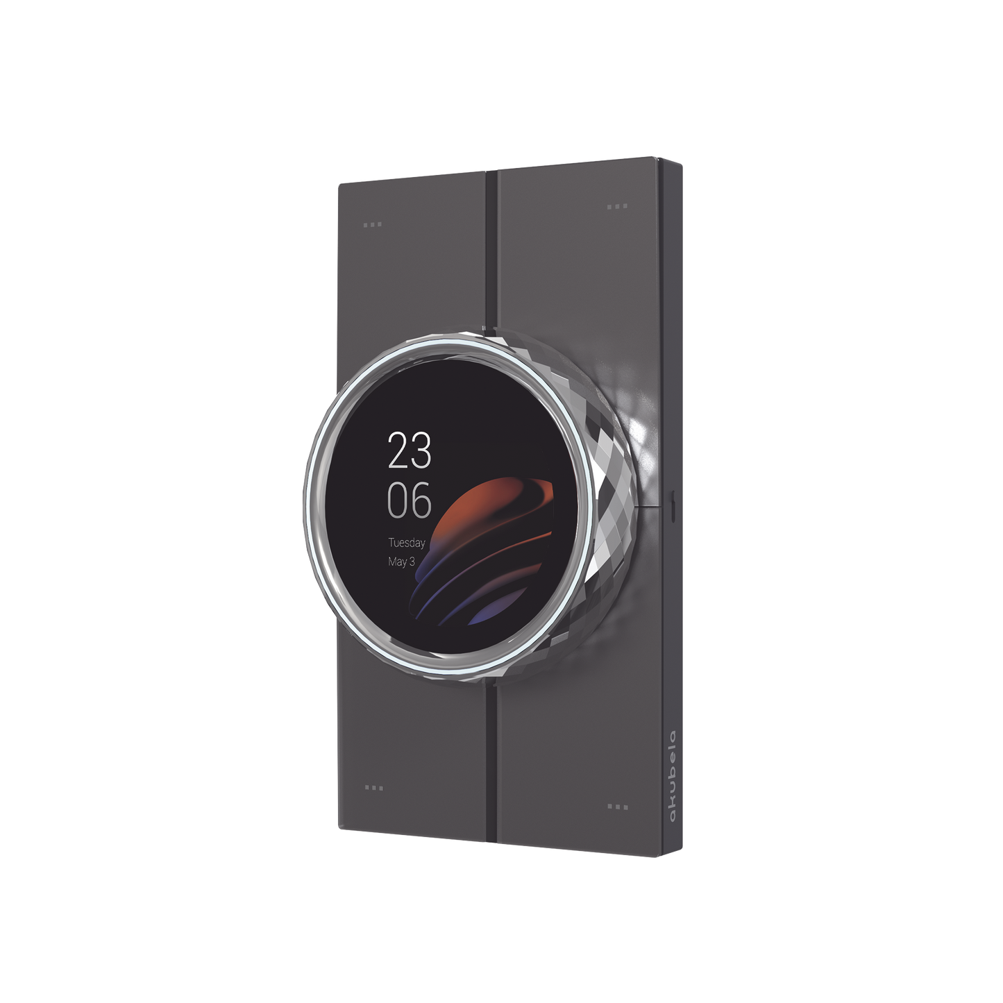 RT61D1US Mini pantalla táctil Hub controlador integrable con sistemas de automatización compatible con múltiples marcas, una entrada de iluminación, 4 botones para escenas. Conexión Wifi