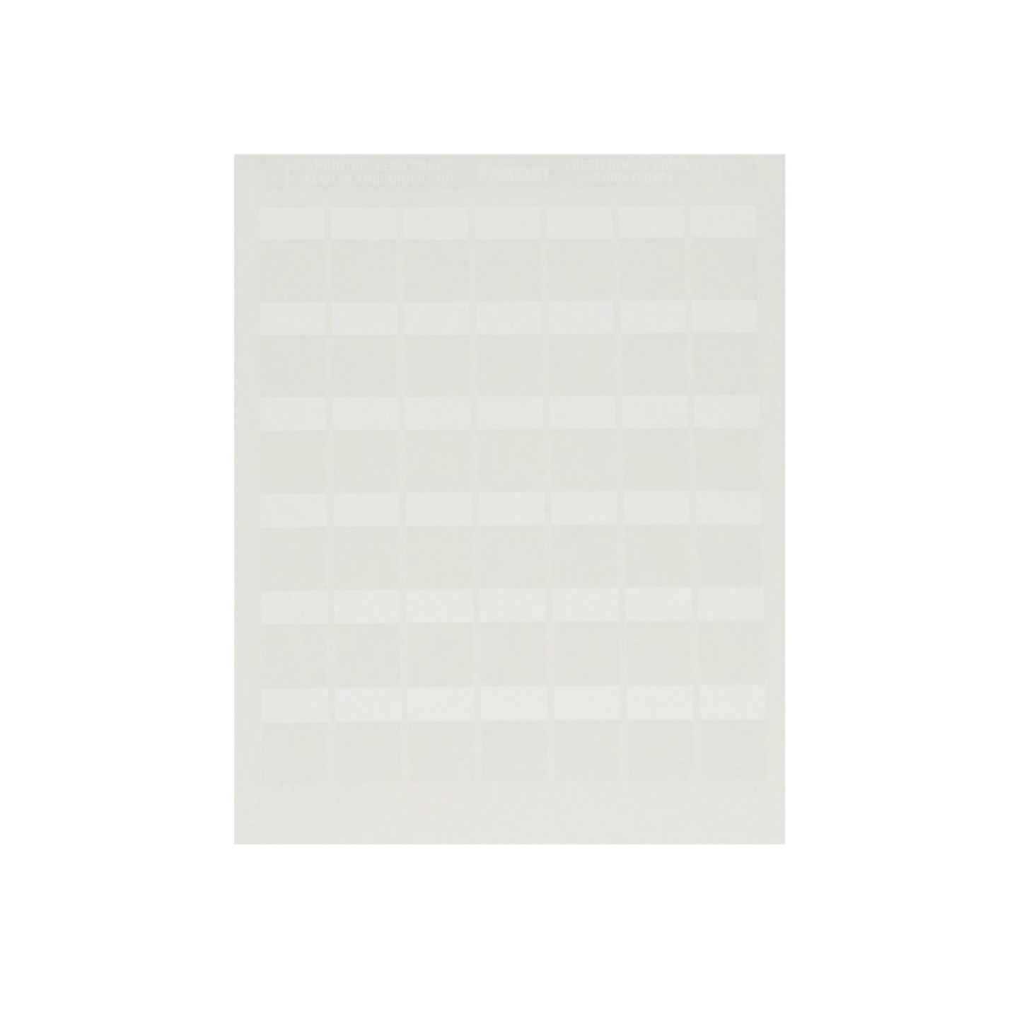S075X075YAJ - Hojas con 2500 Etiquetas Auto-Laminadas para Impresora L�ser/Inyecci�n de Tinta, para Cables de 2 a 4.1 mm de Di�metro (18 - 14 AWG)