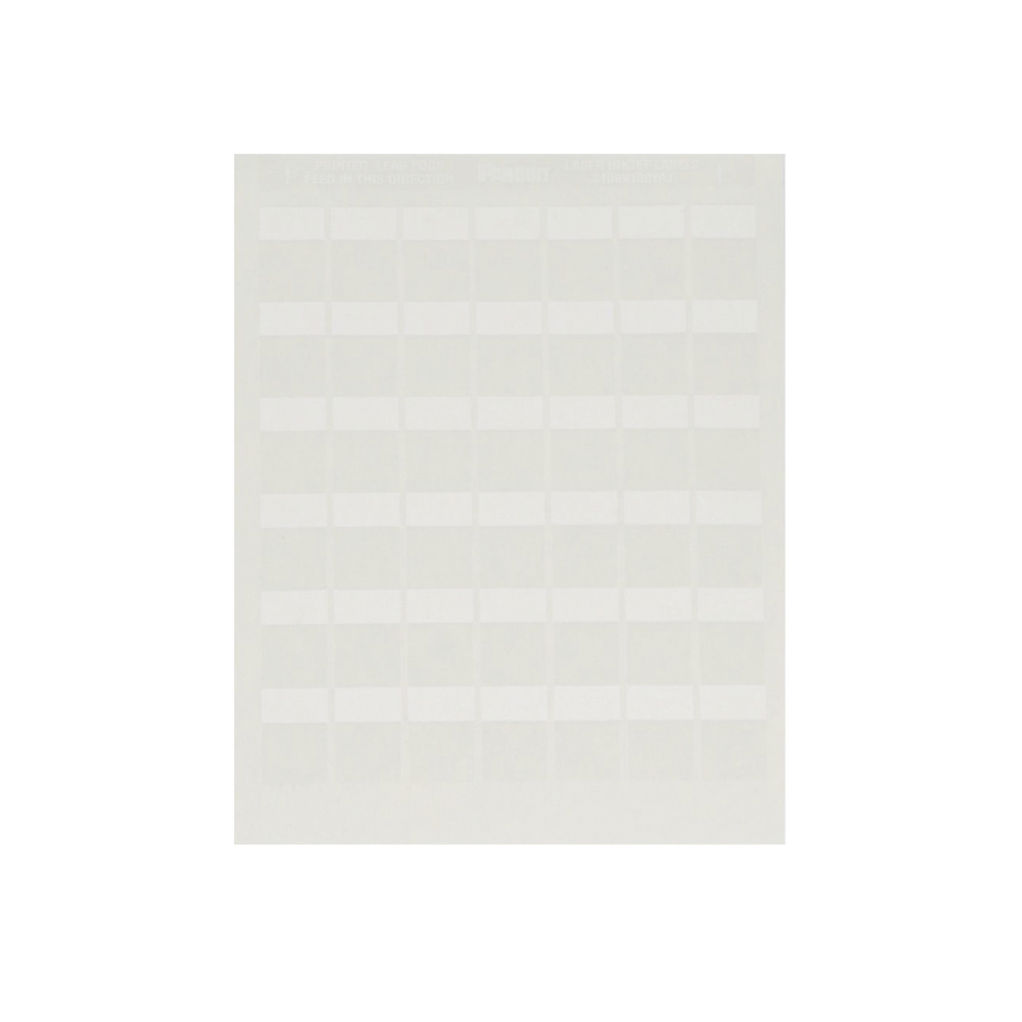 S100X150YAJ - Paquete de Hojas con 2500 Etiquetas de Identificaci�n Auto-Laminadas para Impresora L�ser/Inyecci�n de Tinta, para Cables de 4.1 a 8.1 mm de Di�metro (10 - 6 AWG), Color Blanco