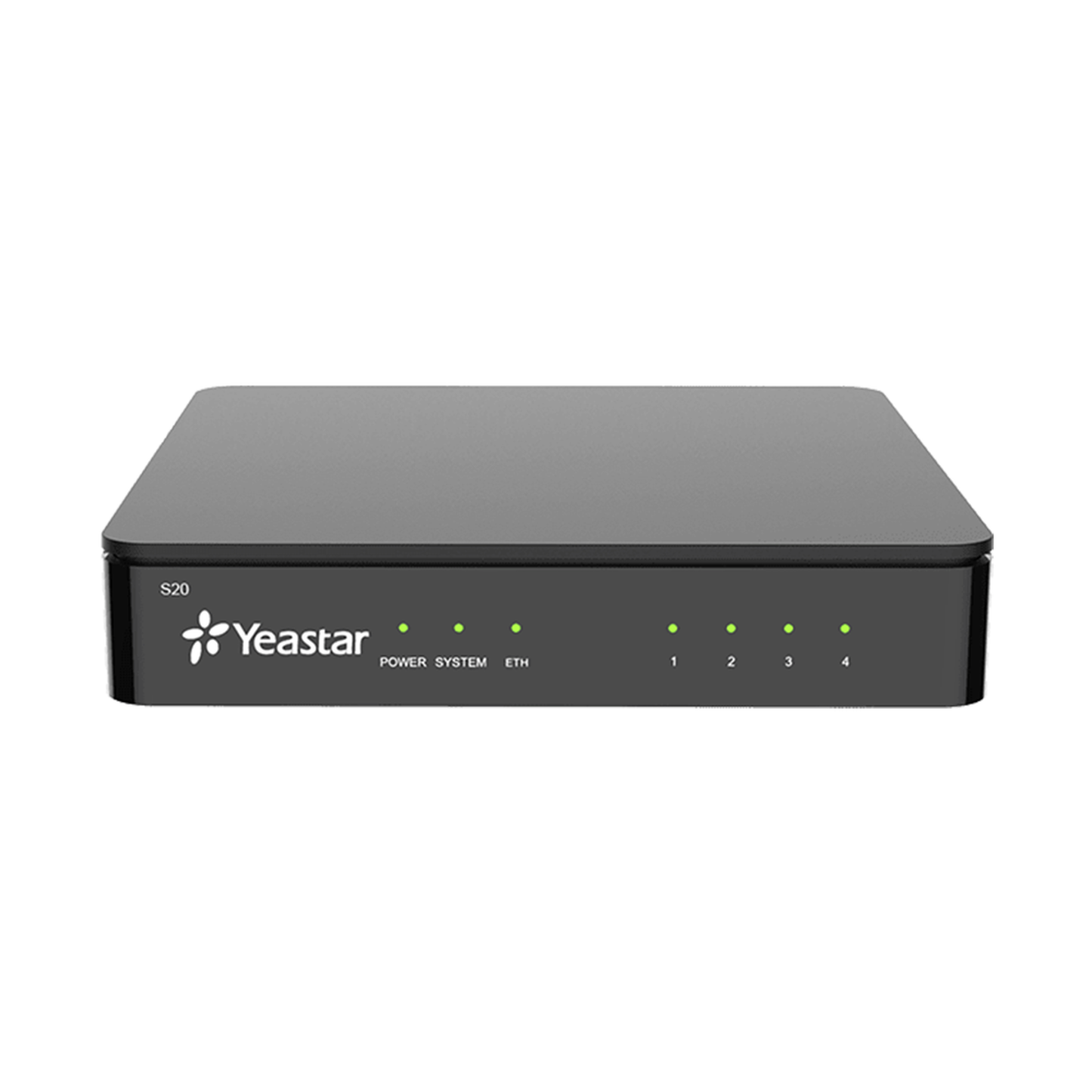 S-20 - Conmutador IP SIP Yeastar para PYMES / 20 extensiones/ 10 llamadas simultaneas/ 2 puertos FXO (Tarjeta Incluida).