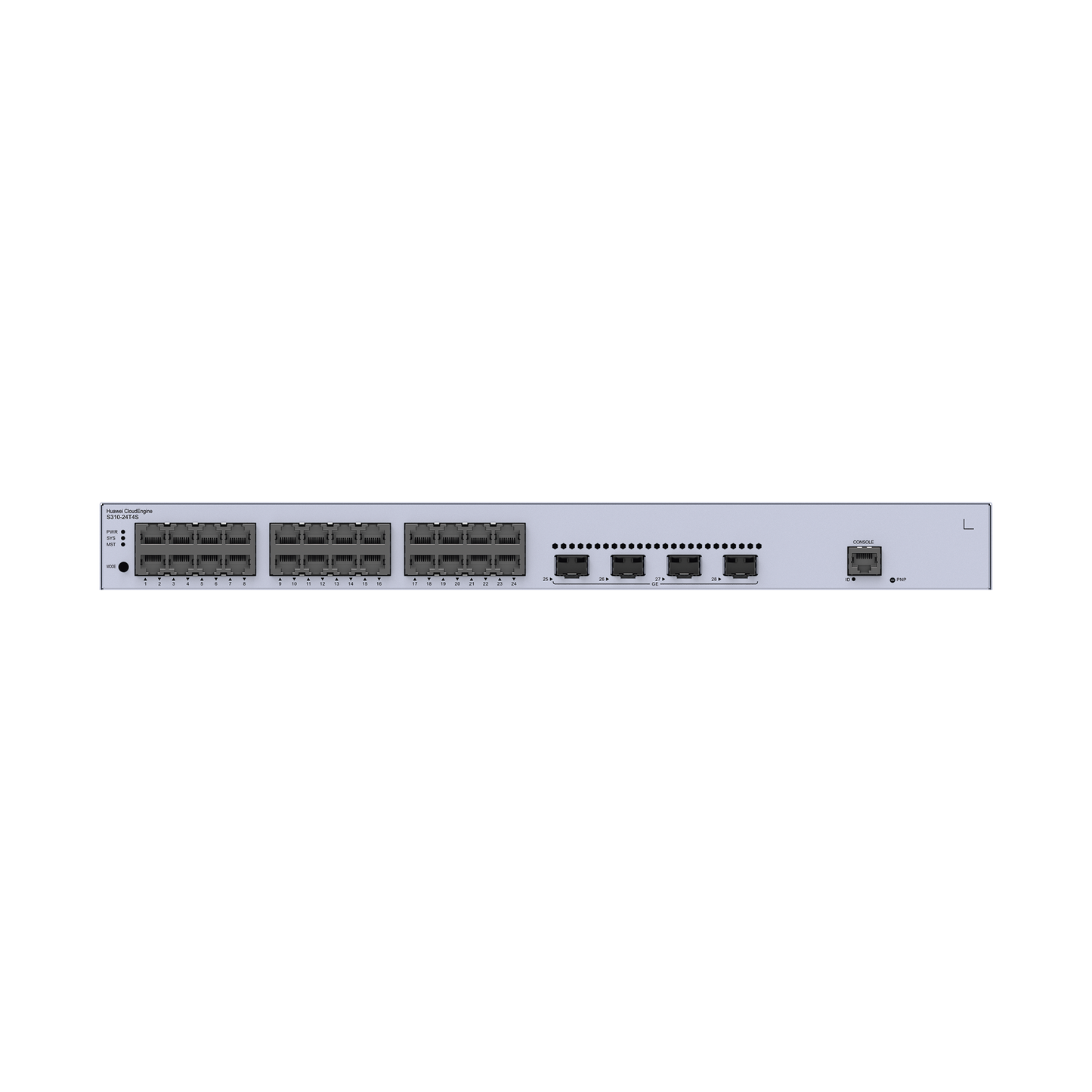 S310-24T4S - Switch de Distribución/Core Gigabit Administrable Capa 3 / 24 puertos 10/100/1000 Mbps / 4 Puertos 1GE SFP Uplink / ERPS / Rutas Estáticas / iStack / Administración Nube Gratis