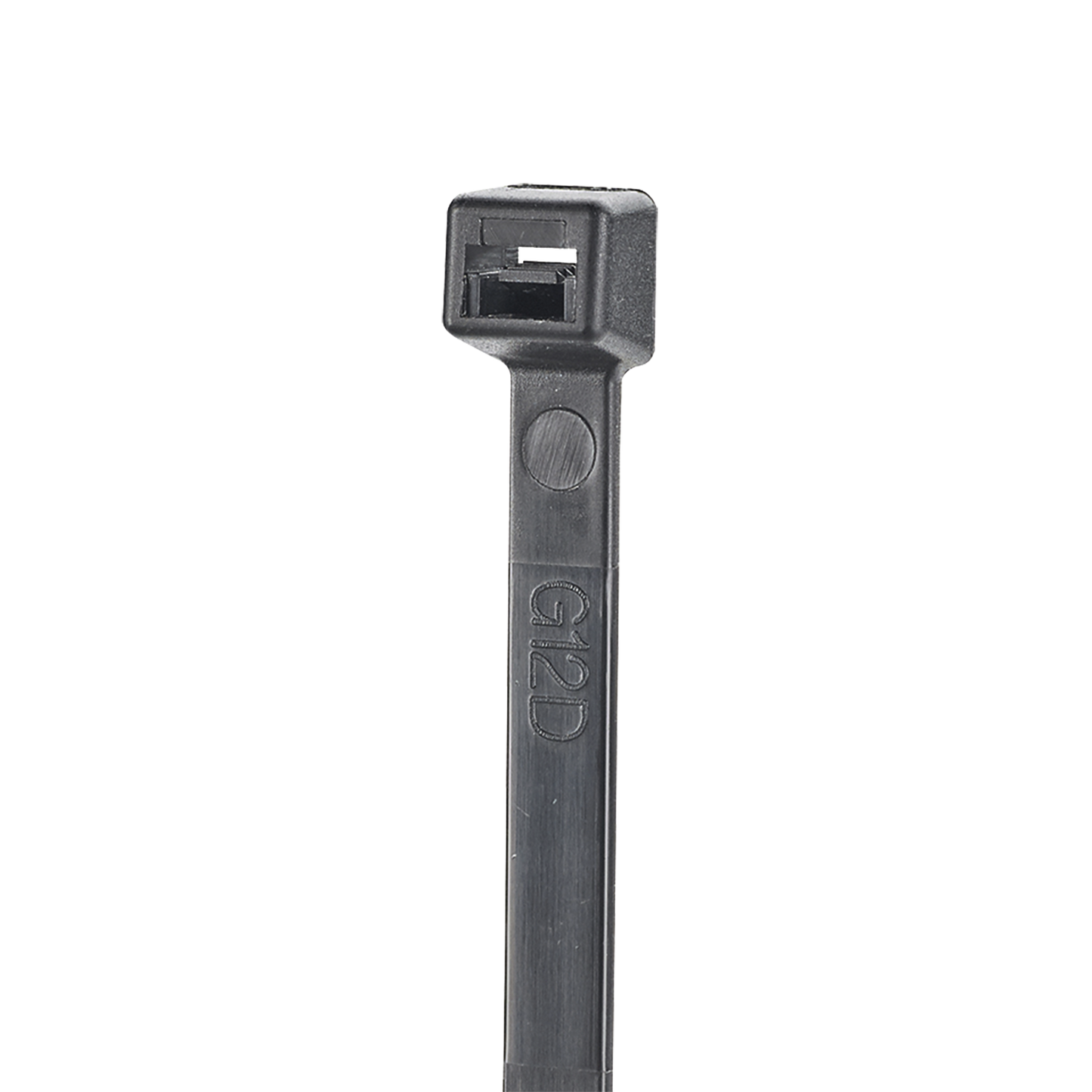 S6-18-C0 - Cincho de Nylon 6.6 StrongHold™, 160mm largo x 2.5mm ancho, Color Negro, Exterior Resistente a Rayos UV, Paquete de 100pz