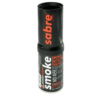 SABRE - Lata De Humo Sintético En Aerosol 2.6 oz, Para Prueba De Detectores, Libre De Silicona, 100% Biodegradable, No Contamina Los Detectores, Uso Manual, Listado UL