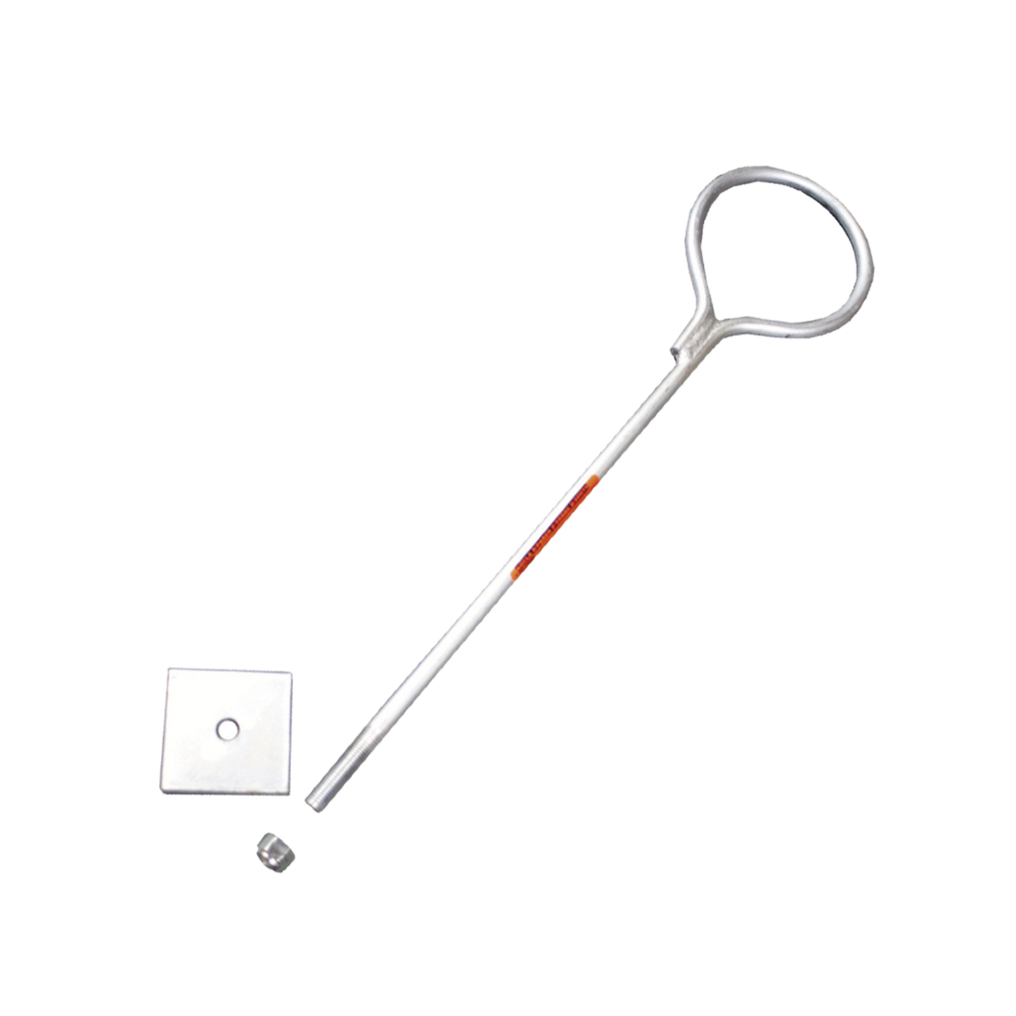 SAR-45G - Ancla de Losa o Pared de 75 cm. de 12 cm diámetro de argolla Galvanizada por Inmersión en Caliente.