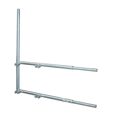 SBL-30 Brazo tipo F para tramos STZ-30, galvanizado por electrólisis.