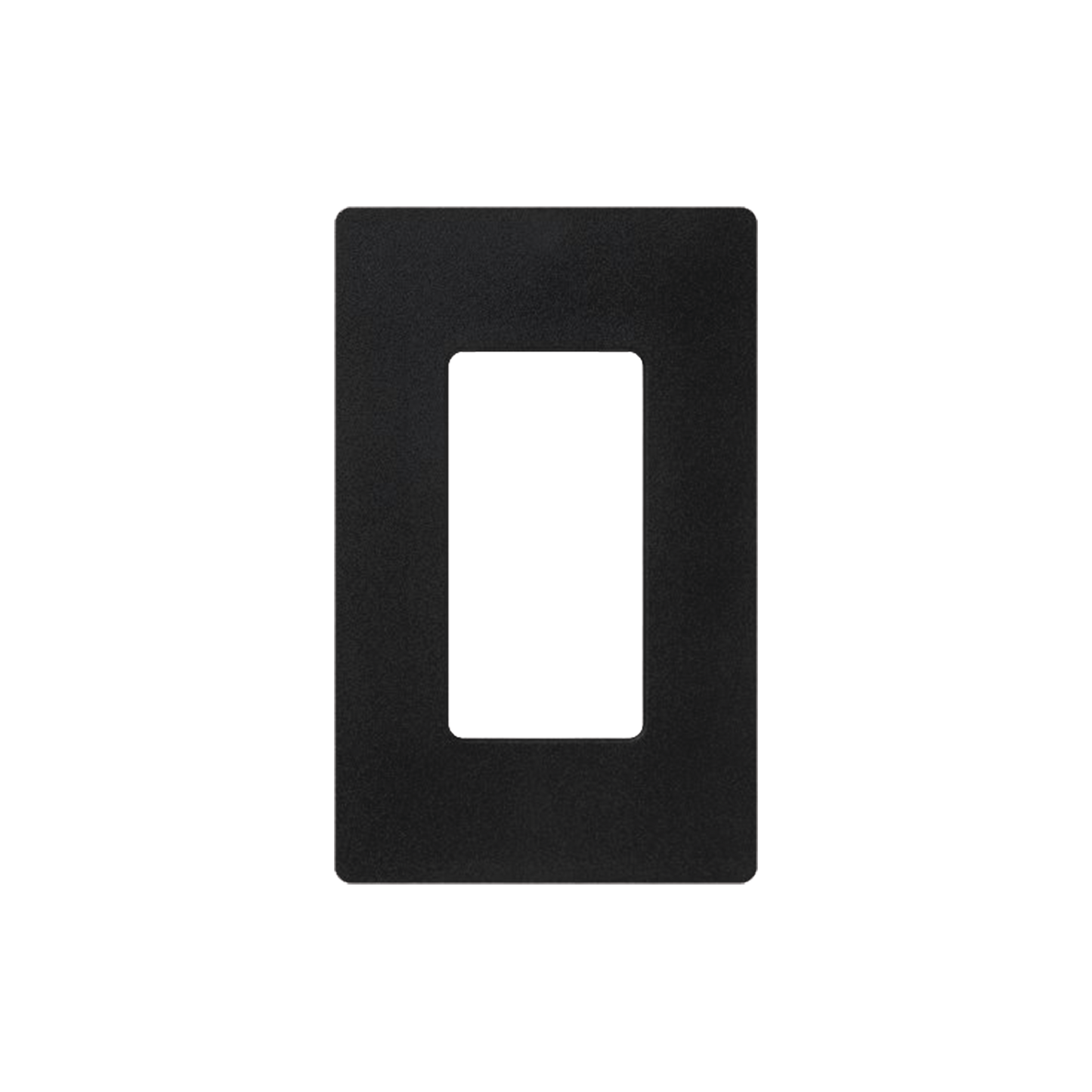 SC1MN - Tapa Color Negro Satin para interruptor o dimmer Lutron, 1 gang, limpio y moderno
