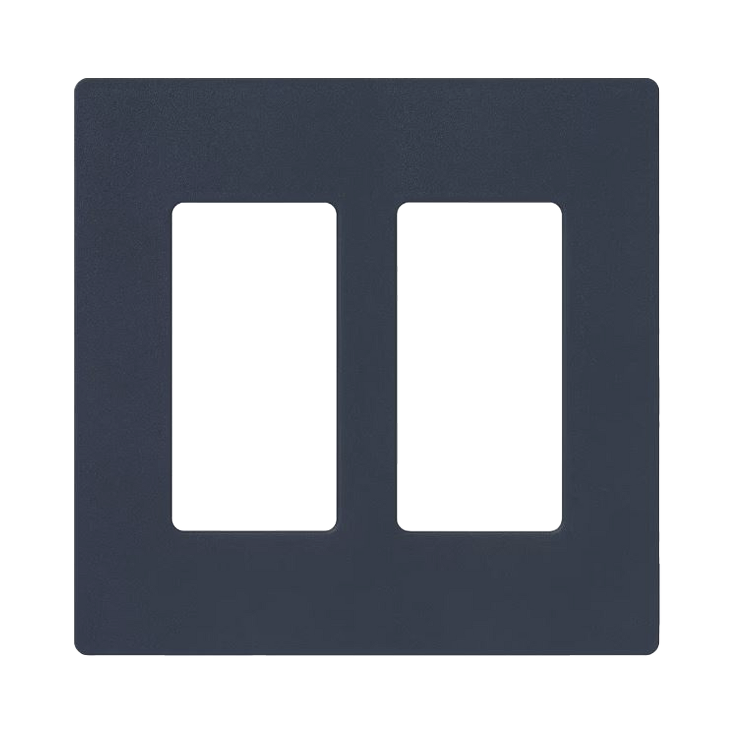 SC2DE - Tapa Color Deap Sea Satin para interruptor o dimmer Lutron, 2 gang, limpio y moderno
