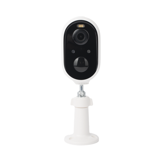 SCAM3BAT Cámara IP de batería gran angular 3MP | WiFi | Audio de 2 vías | Batería recargable 5200mAh | IP65 |Exterior con protección|  Estadísticas de energía | Detección de humanos | Incluye Panel Solar