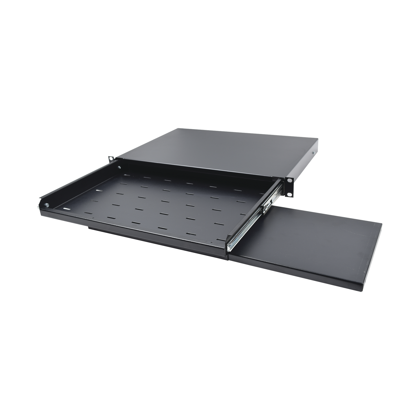 SCH-19X-12AT - Charola Abatible para Teclado y Ratón con Rack de 19", 1UR