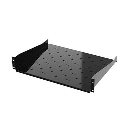 S-CH-19X1U Charola para Soportar Equipos en Rack de 19, Profundidad de 34 cm, Color Negro, 1U