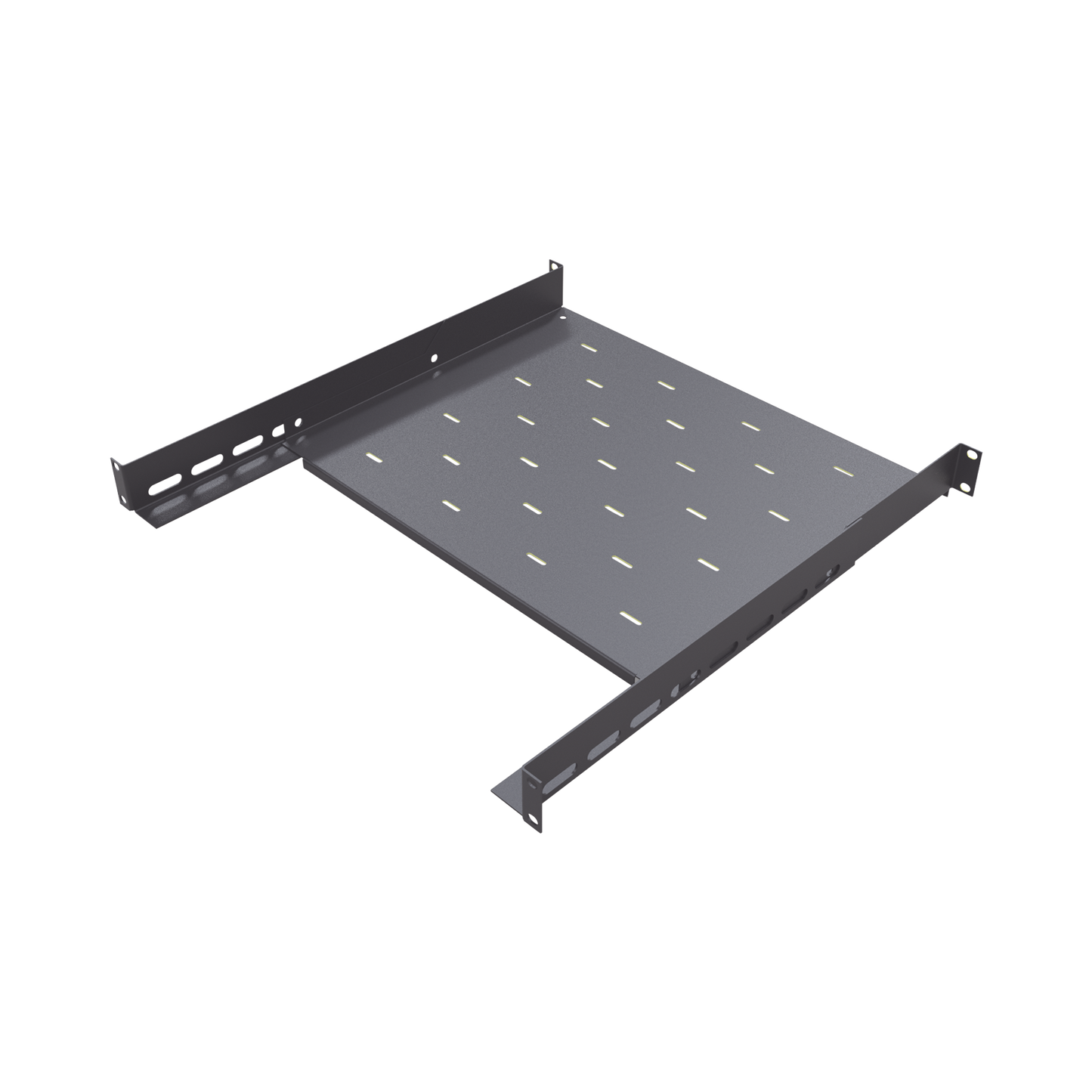 SCH-GFP - Charola para Gabinetes y Racks de Pared de 4 puntos de Fijación, Profundidad Ajustable de 347 a 489 mm