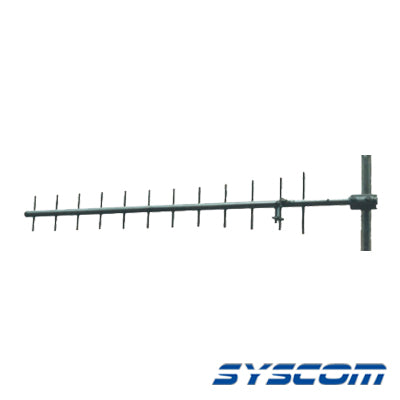 SD-4509 - Antena Yagi Direccional de 450-470 MHz, 9 Elementos, 11 dB, 15 MHz, 300 Watt, UHF Hembra.