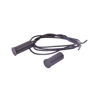 SF-1017BR Contacto magnético para puertas y ventanas aluminio y madera de empotrar color café /GAP: 19mm