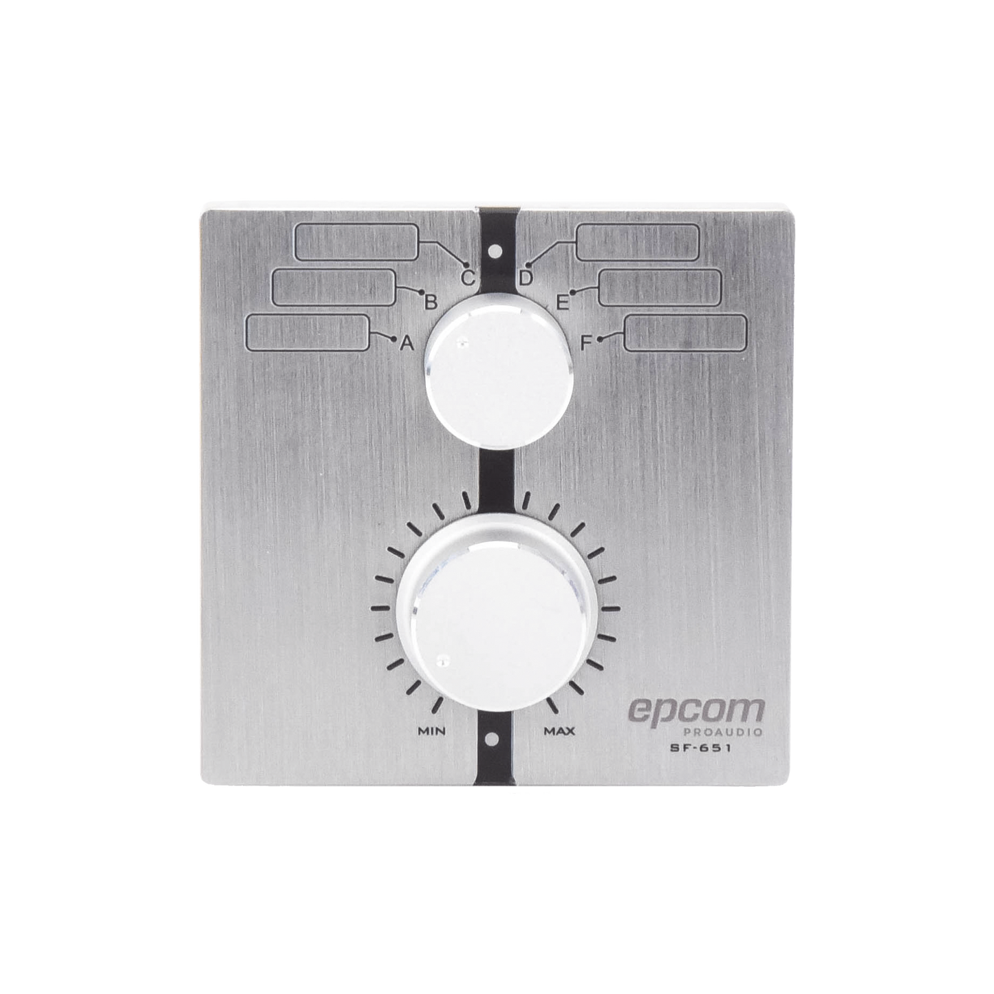 SF-651 - Control de Volumen Remoto con Selector de Canales | Compatible con Amplificador SF2240UC - SF4240UC