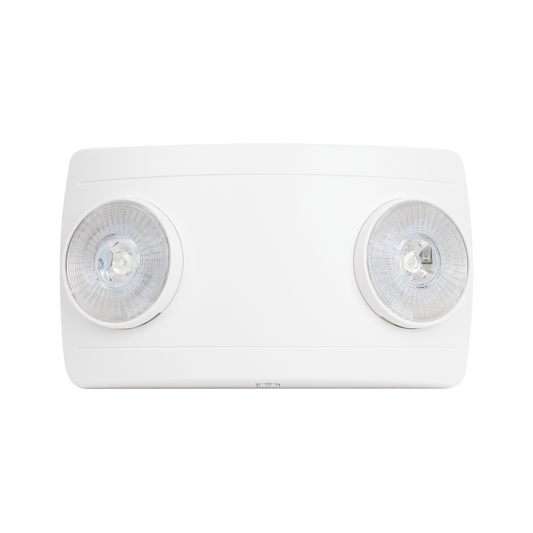 SF660LW Luz de Emergencia Dual LED ultra compacta/150 lúmenes/Luz fría/Batería de Respaldo Incluida/Botón de test.