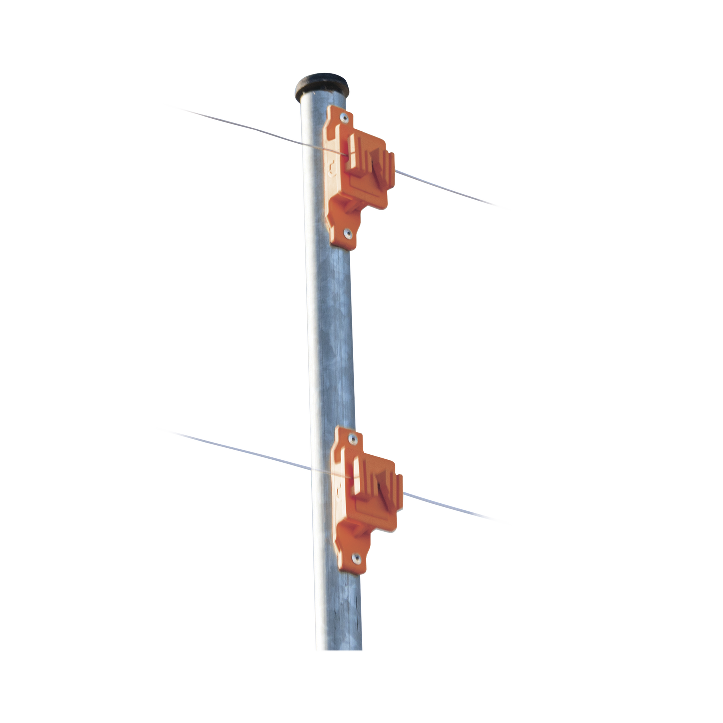 SFPASOOR - Aislador de Paso color Naranja reforzado para cercos eléctricos, resistente al clima extremoso