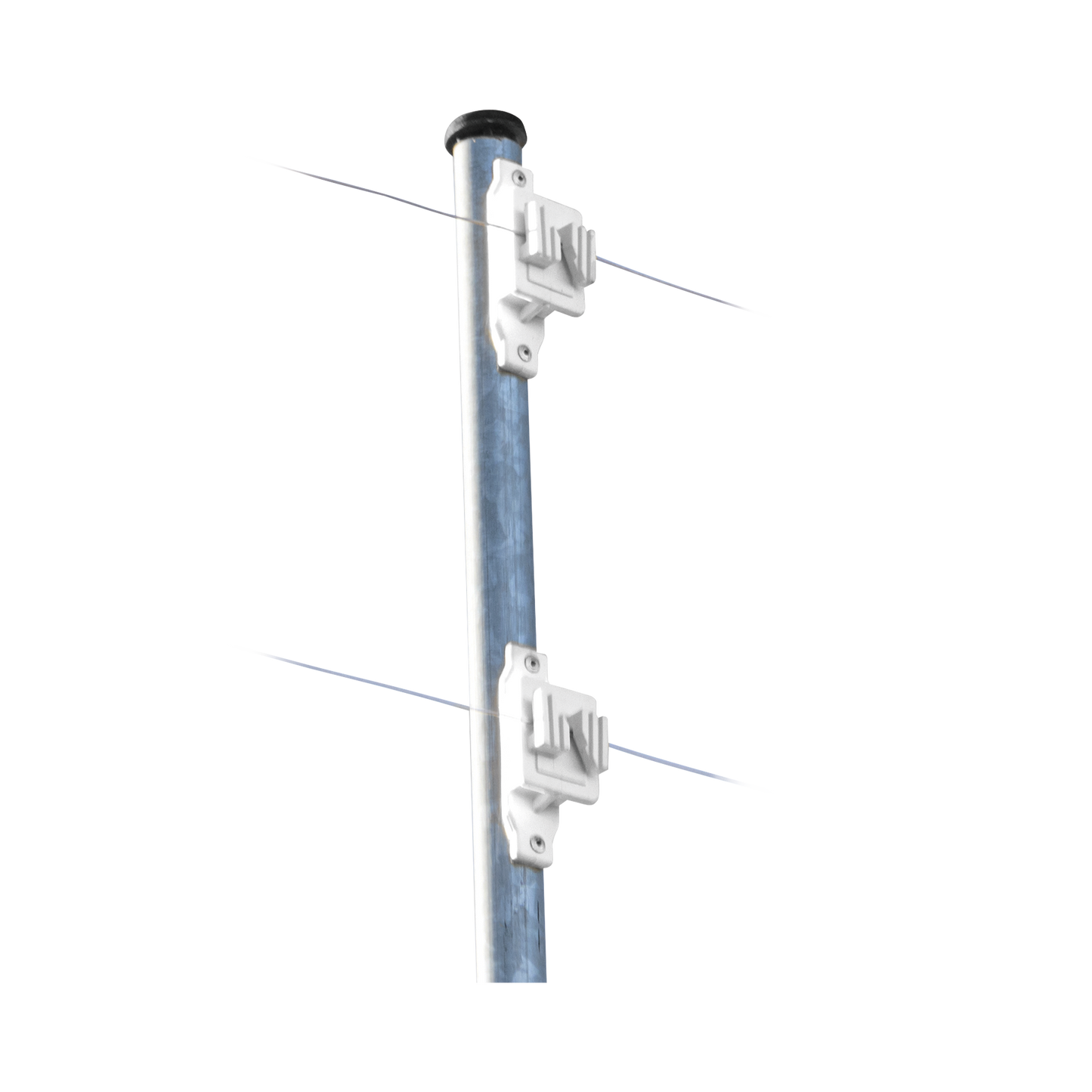 SFPASOW Aislador de Paso Blanco reforzado para cercos eléctricos, resistente al clima extremoso