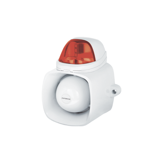 SH816SSMQ/R Sirena/luz estroboscópica autónoma ? Rojo  4 en 1