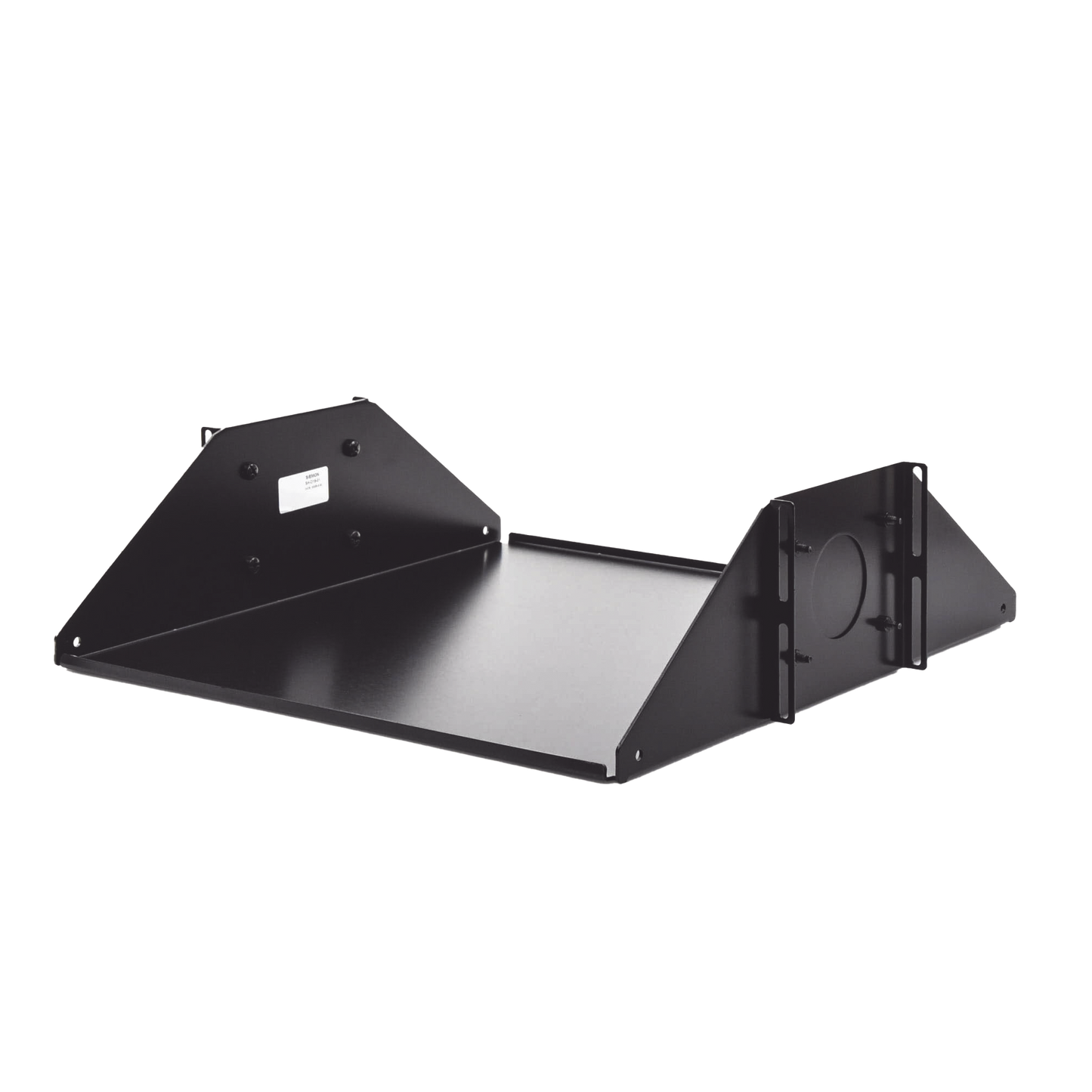 SH-D19-01 Charola Doble Para Soportar Equipo en Racks de 432 mm de Profundidad, de 19in, 3UR, Color Negro