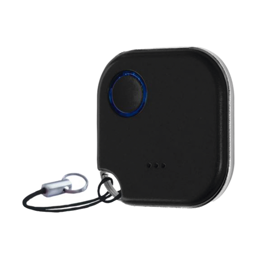 SHELLYBTBTNBL Botón Bluetooth Inalámbrico color Negro, programe escenas de Shelly y ejecútelas con uno o varios clic