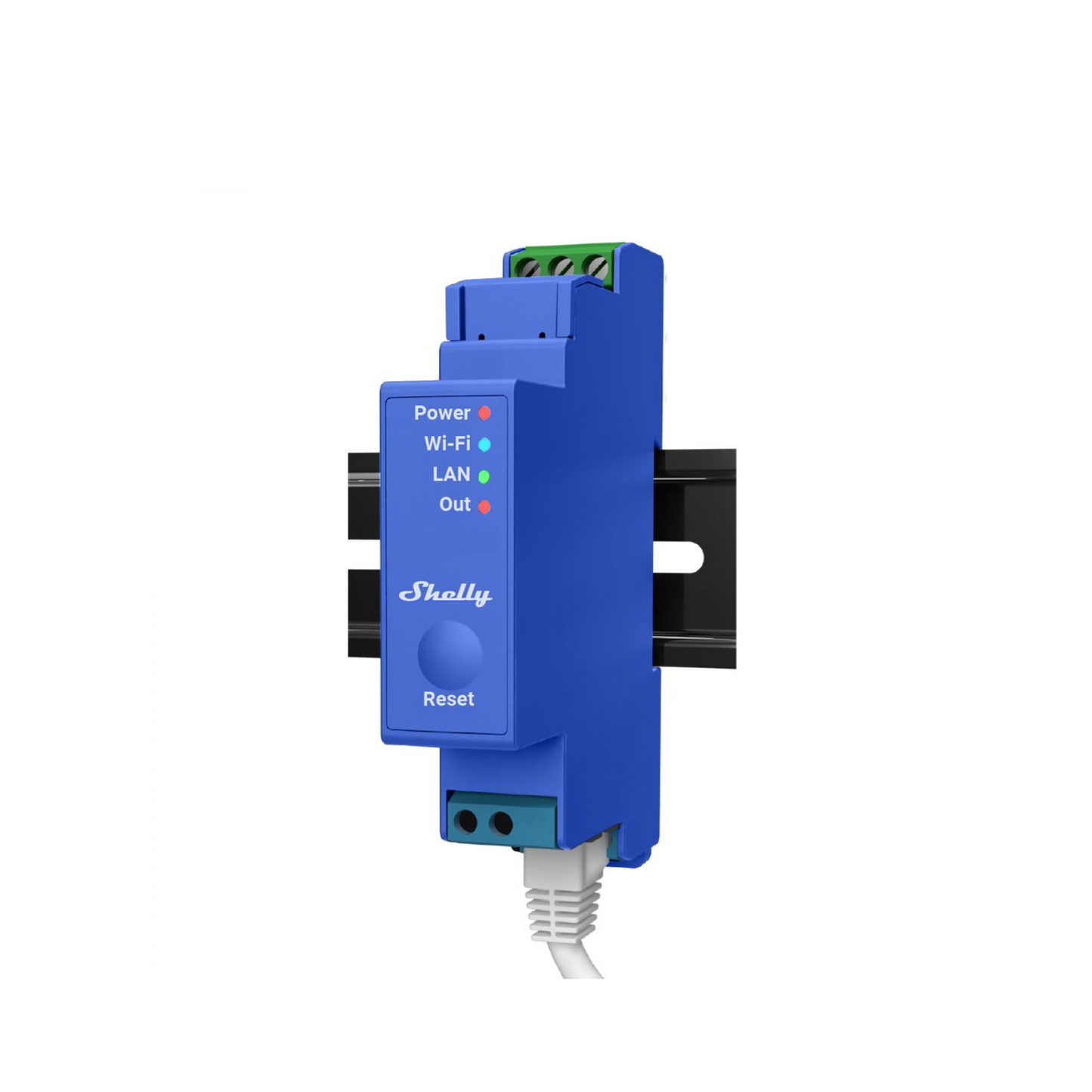 SHELLYPRO1 - Relevador / Contacto Seco / Interruptor WIFI/ Industrial y residencial inteligente / Hasta 16A / Soporta Google y Alexa / Nube P2P y control Local / 1 canal y puerto ethernet